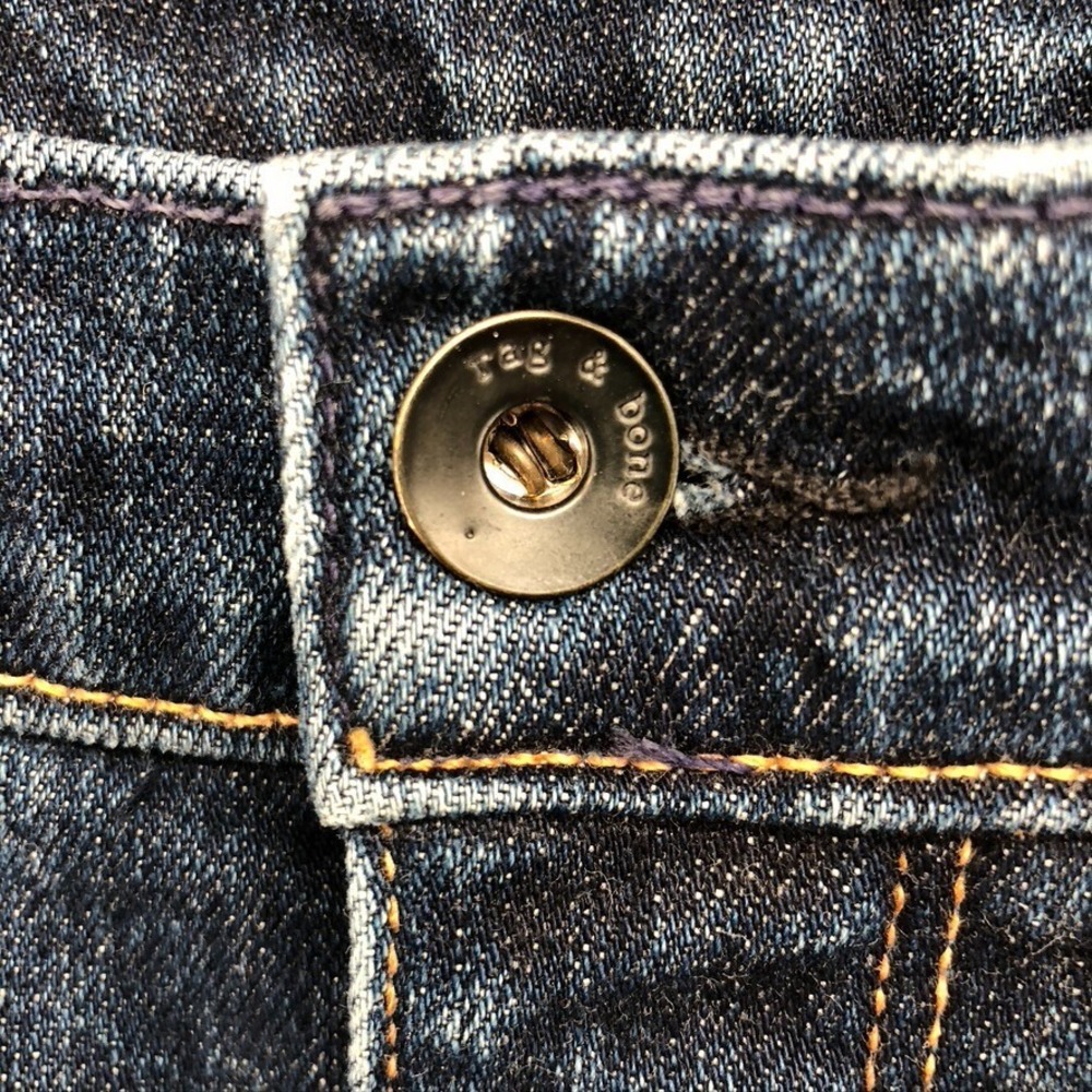 Rag & Bone Standard Issue Fit 1 In Extra Slim Jeans Mens 30 Linden Denim Classic - Picture 6 of 15